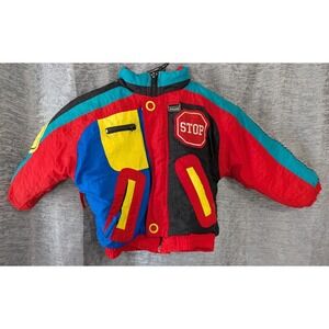 Rothschild VTG Youth Coat Multi Color Okay Condition